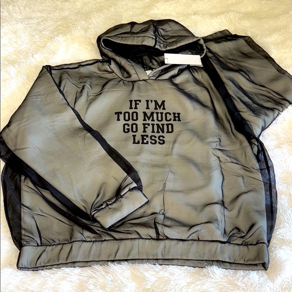 AKIRA Black Oversized Boxy Hoodie - Picture 2 of 7